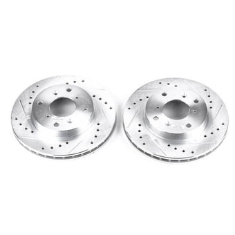 compare product Power Stop 98-99 Acura CL Front Evolution Drilled & Slotted Rotors - Pair