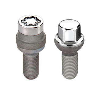 compare product McGard 5 Lug Hex Install Kit w/Locks (Radius Seat Bolt) M14X1.5 / 17mm Hex / 35.4mm Shank L - Chrome