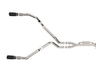 aFe 21 - 24 Ford F - 150 Vulcan Series 3 IN to 3 - 1/2 IN Stainless Steel Cat - Back Exhaust System - Black - My Store