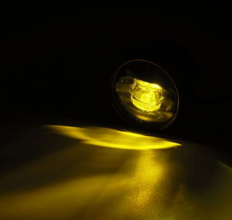 AlphaRex Universal Chrysler/Dodge/Hummer/Jeep DoubleTap Dual Color LED Proj Fog Lights - White/Amber - My Store