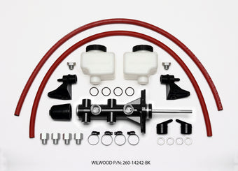 compare product Wilwood Tandem Remote Master Cylinder - 15/16in Bore Black