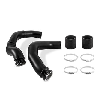 compare product Mishimoto 2015+ BMW F8X M3/M4 Charge Pipe Kit - Wrinkle Black