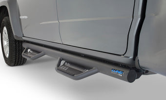 compare product Lund 16-19 Toyota Tacoma Crew Cab Terrain HX Step Nerf Bars - Black