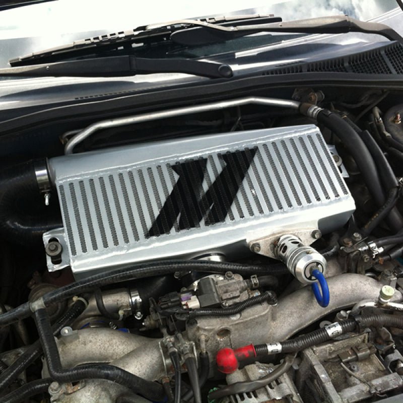Mishimoto Subaru 02 - 07 WRX/04 - 07 STi Top - Mount Intercooler Kit - Powder Coated Black & Black Hoses - My Store