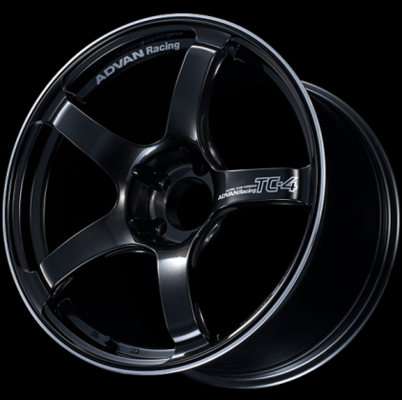 Advan TC4 16x8 +35 5 - 114.3 73mm Bore Black Gunmetallic and Ring Wheel - My Store