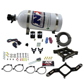 compare product Nitrous Express 4150 Billet Crossbar Pro-Power Nitrous Kit (100-500HP) w/10lb Bottle