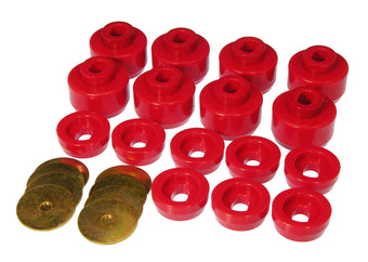 compare product Prothane 99-06 Chevy Silverado 2/4wd Body Mounts - Red