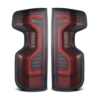 compare product AlphaRex 19-23 Chevrolet Silverado 1500/2500HD/3500HD PRO-Series LED Tail Lights Red Smoke