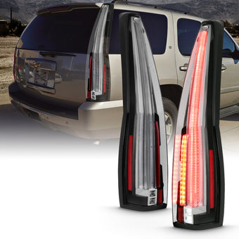 compare product ANZO 2007-2014 Chevrolet Tahoe Led Taillights Red/Clear