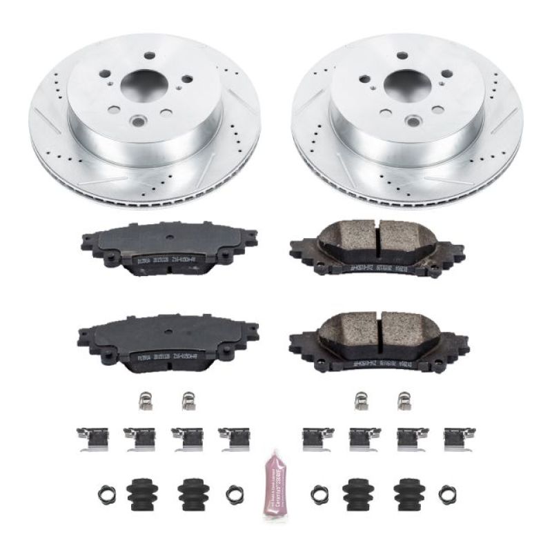 Power Stop 14 - 15 Lexus IS250 Rear Z23 Evolution Sport Brake Kit - My Store