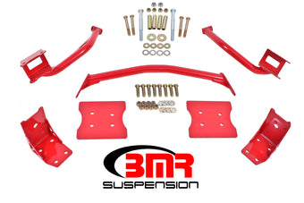 compare product BMR 79-04 Fox Mustang Torque Box Reinforcement Plate Kit(TBR005R And TBR003R) - Red