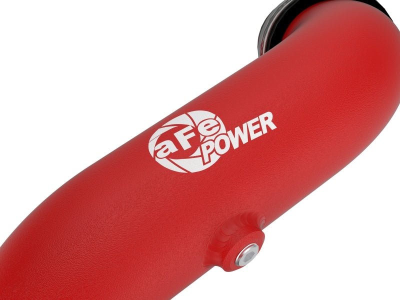 aFe Bladerunner 2 - 1/4 IN Aluminum Hot Charge Pipe Black 20 - 23 Ford Explorer/Explorer ST - Red - My Store