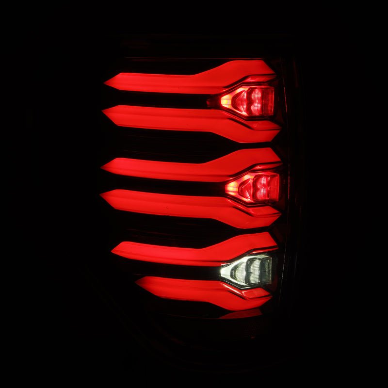 AlphaRex 09 - 14 Ford F150 LUXX LED Taillights - AlphaBlack Housing - My Store