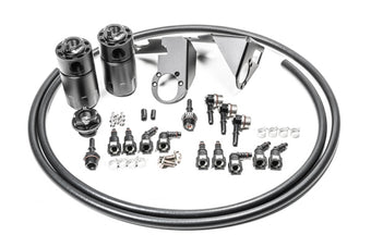 compare product Radium Engineering 05-13 Chevrolet Corvette Fluid Lock Dual Catch Can Kit