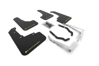 compare product Rally Armor 18-23 Subaru Crosstrek Black UR Mud Flap w/Yellow Pearl Logo
