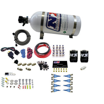 compare product Nitrous Express 8 Cyl Soft Line Shark Rail Nitrous Kit w/10lb Bottle Pushloc