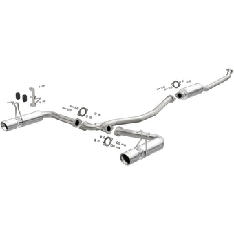 compare product MagnaFlow 16-18 Honda Civic L4 2.0L Street Series Cat-Back Exhaust w/ Polished Tips