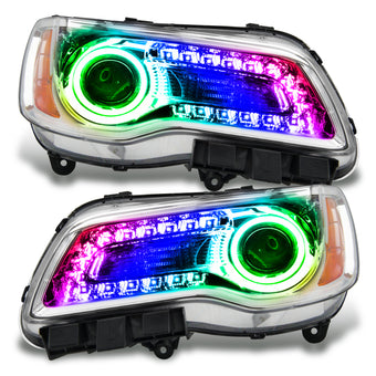 compare product Oracle 11-14 Chrysler 300C SMD HL - Chrome - NON HID - DRL - w/o Controller