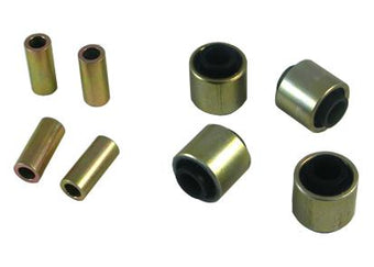 compare product Whiteline Plus 9/89-8/09 Subaru Legacy Rear Control Arm Lower Front Inner & Outer Bushing Kit