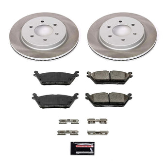 compare product Power Stop 18-21 Lincoln Navigator Rear Semi-Coated Rotor Kit