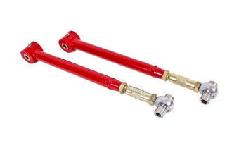compare product BMR 05-14 S197 Mustang On-Car Adj. Lower Control Arms / Rod End Combo (Polyurethane) - Red