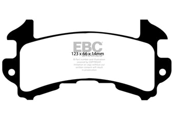 compare product EBC 89-97 Chevrolet Blazer 4.3 S-10 (2 Wheel ABS) 2WD Greenstuff Front Brake Pads