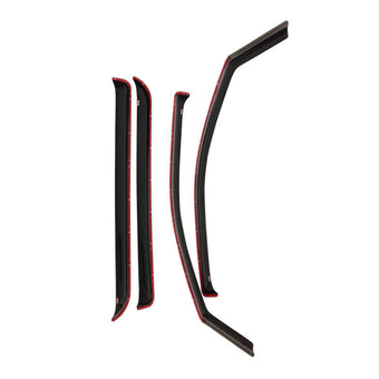 compare product Westin 1999-2016 Ford Super Duty Crew Cab In-Channel Wind Deflector 4pc - Smoke