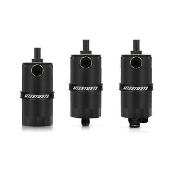 compare product Mishimoto Universal Baffled Oil Catch Can - Black