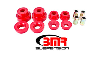 compare product BMR 10-15 5th Gen Camaro Rear Cradle Pro Version Full Bushing Kit (Polyurethane) - Red