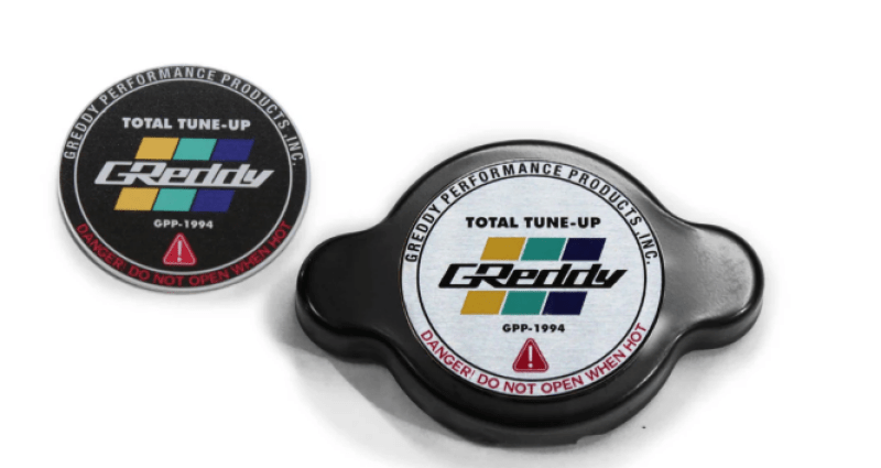 GReddy Type - S No Relief Radiator Cap Most Nissan / Subaru / Mazda / Mitsubishi / Some Toyota - Black - My Store