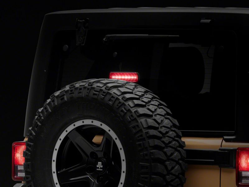 Raxiom 07 - 18 Jeep Wrangler JK Axial Series Hyper Flash LED Third Brake Light - Smoked - My Store