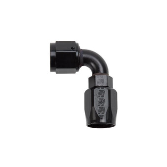 compare product Russell Performance -8 AN Black 90 Degree Full Flow Hose End
