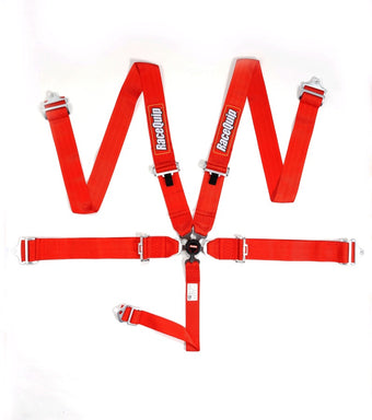 compare product RaceQuip Red SFI CAMLOCK 5pt PD Lap Seat Belt