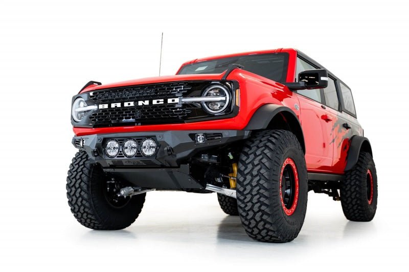 Addictive Desert Designs 21 - 22 Ford Bronco Bomber Front Bumper (w/ 3 Rigid 360 Mounts) - My Store