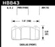 Hawk 2016 Cadillac CTS HPS Front Race Brake Pads - My Store