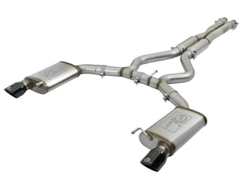 compare product aFe MACHForce XP 3in 304 SS Loud Tone Cat-Back w/ Black Tips 15-17 Ford Mustang V6-3.7L/V8-5.0L