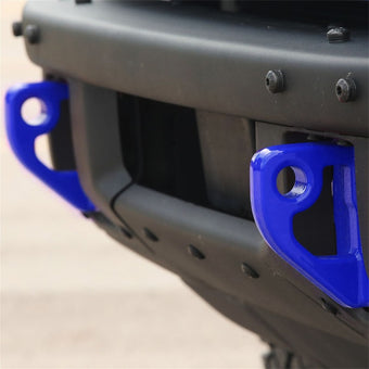 compare product Ford Racing 2021+ Bronco Front Bumper Tow Hooks - Blue (Pair)