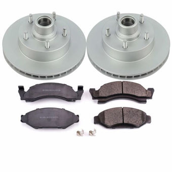 compare product Power Stop 1986 Ford E-150 Front Z17 Evolution Geomet Coated Brake Kit