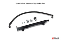 AMS Performance 08 - 15 Mitsubishi EVO X CNC Machined Aluminum Fuel Rail w/Pulsation Dampener - Red - My Store
