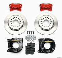 Wilwood Forged Dynalite P/S Park Brake Kit Red 12 Bolt 2.75in offset Staggered Shock - My Store
