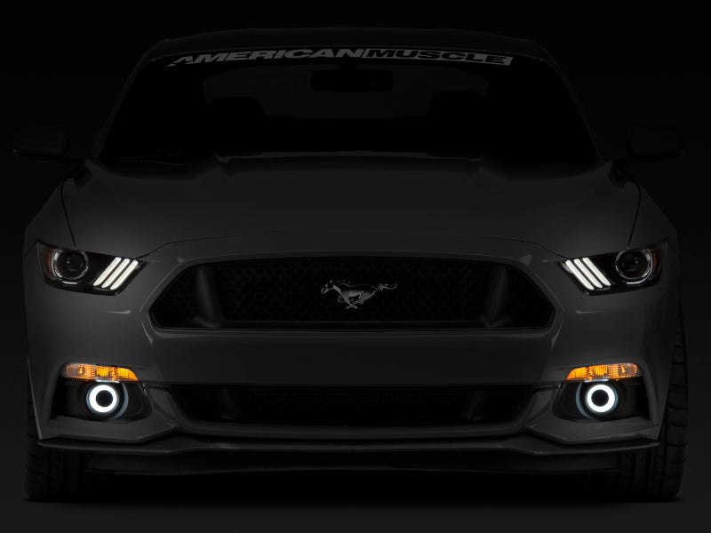 Raxiom 15 - 17 Ford Mustang LED Halo Fog Lights (w/ Factory Fog Lights) - My Store