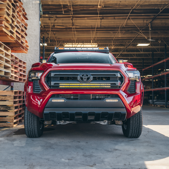 compare product Cali Raised 2024+ Toyota Tacoma 32In Lo Pro Grille Led Light Bar Kit For - One Light Bar