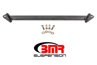compare product BMR 15-17 S550 Mustang Front 2-Point Subframe Chassis Brace - Black Hammertone