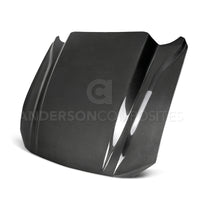Anderson Composites 2018 Ford Mustang Double Sided Type - CJ 4in Carbon Fiber Cowl Hood - My Store