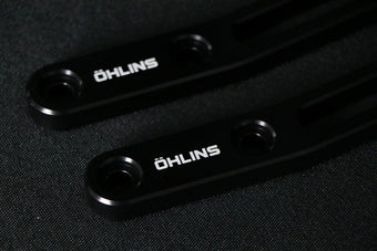 compare product Ohlins 14-26 Harley FL Touring STX 36 Twin Blackline 13in Blk Reservoir Shocks 150lb - Max 500lb
