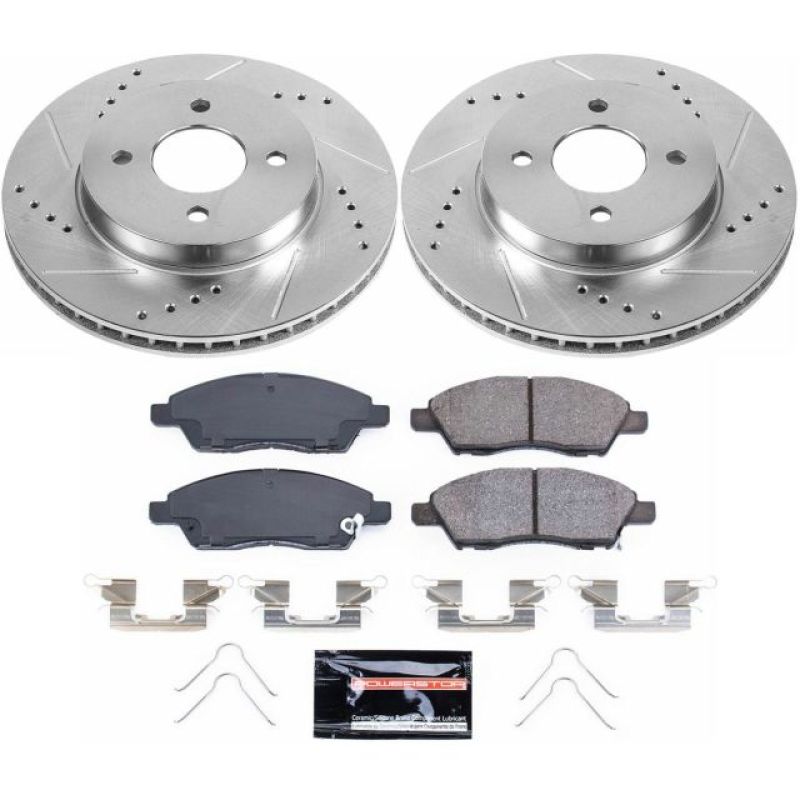 Power Stop 12 - 18 Nissan Versa Front Z23 Evolution Sport Brake Kit - My Store