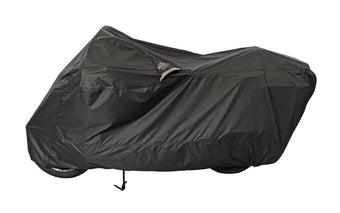compare product Dowco Cruisers (Small/Large) WeatherAll Plus Ratchet Motorcycle Cover Black - XL