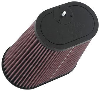 compare product K&N Universal Clamp-On Air Filter 3-1/8in Dual FLG  8-7/8in X 5-3/16 B 6-1/4in X 4IN T, 9inH W/STUD
