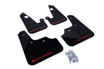 compare product Rally Armor 07-17 Mitsubishi Lancer Black UR Mud Flap w/ Red Logo