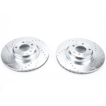 compare product Power Stop 14-16 BMW 228i Rear Evolution Drilled & Slotted Rotors - Pair